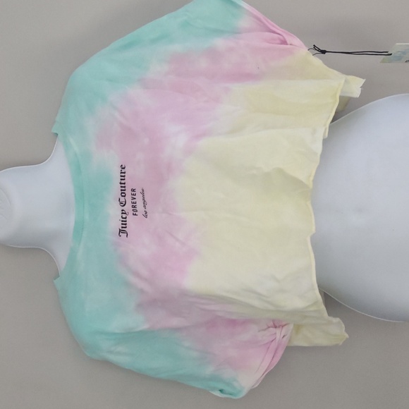 Juicy Couture tye dye crop top in size large - Picture 1 of 5